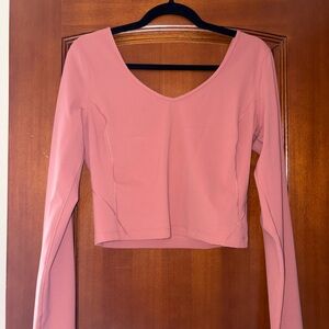 lululemon athletica Pink Crop Top